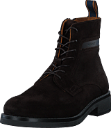 Brookly Mid Lace Boot Dark Brown - Bild 9