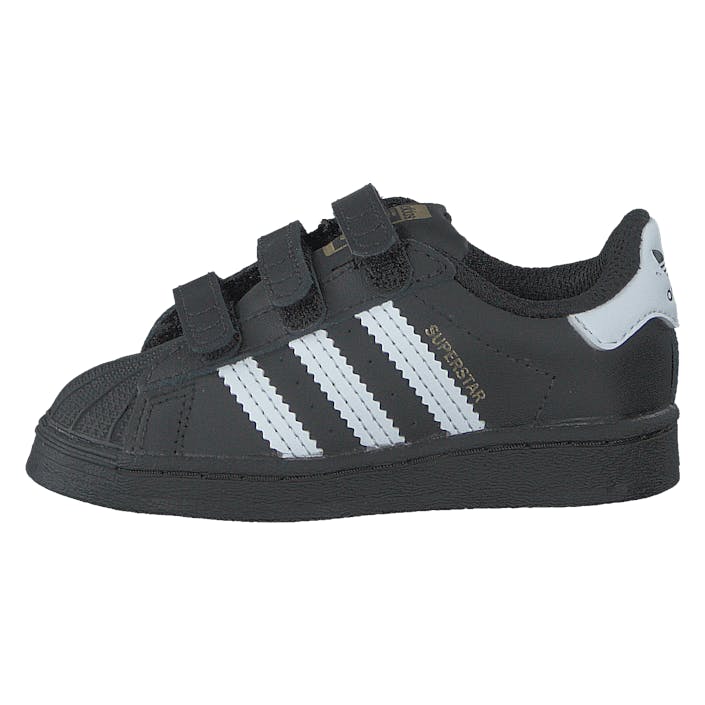 Superstar Cf I Velcro Core Black/ftwr White/core Bla, Unisex, Topánky, Tenisky, Tenisky, Čierna, EU 20