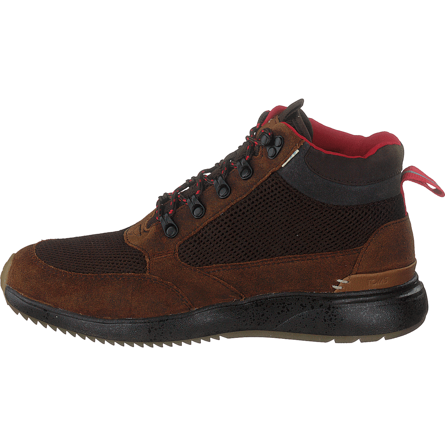 Wp Brn Distress Leat Mn Skully Brown