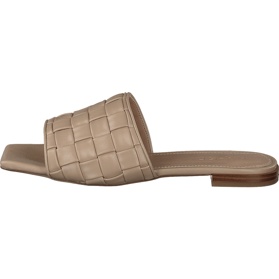 Braided Flats Beige
