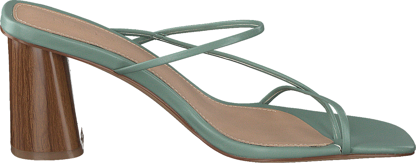 Fine Strappy Block Heel Pastel Green - Bild 2