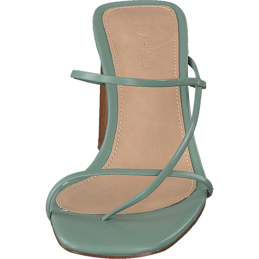 Fine Strappy Block Heel Pastel Green - Bild 4