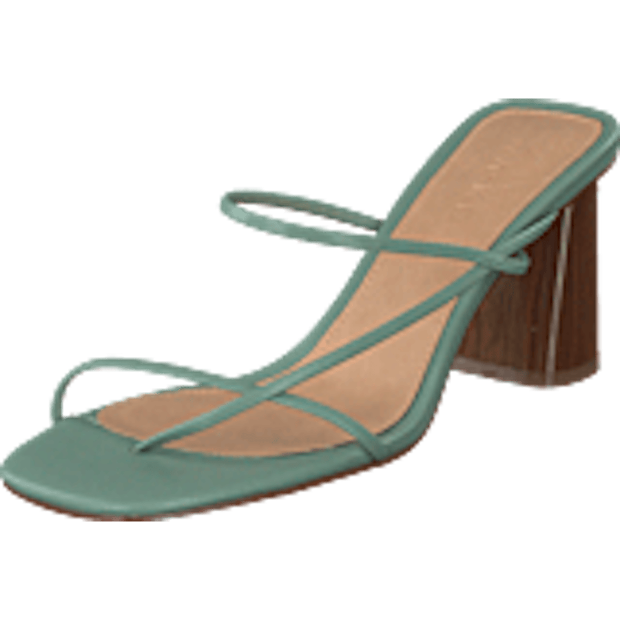 Fine Strappy Block Heel Pastel Green - Bild 9