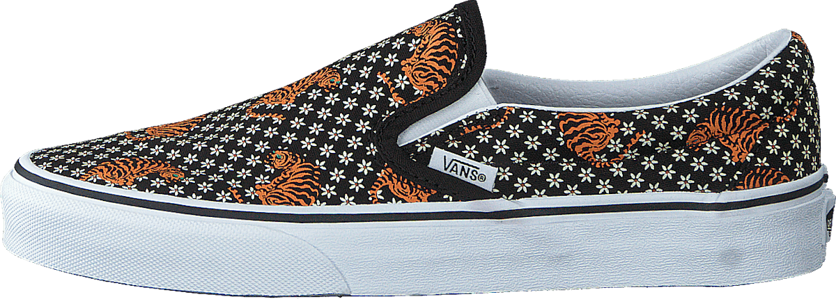 Ua Classic Slip-on (tiger Floral) Blk/tr Wht