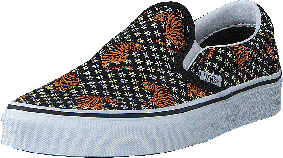 Ua Classic Slip-on (tiger Floral) Blk/tr Wht