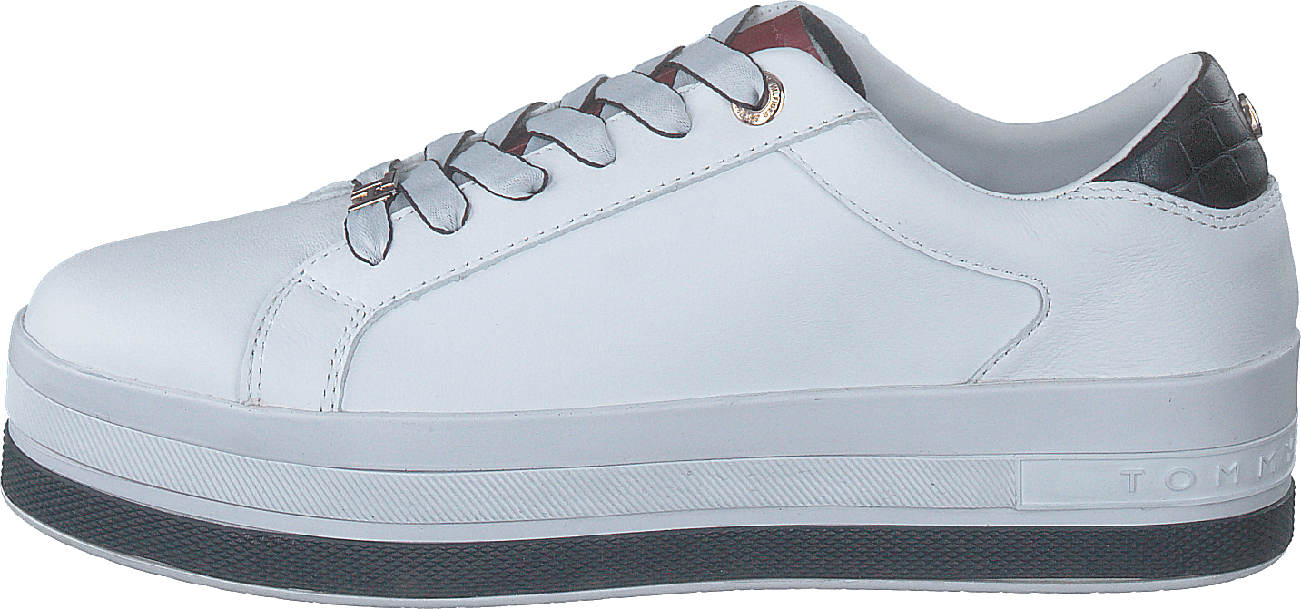 Croc Print Flatform Cupsole Rwb