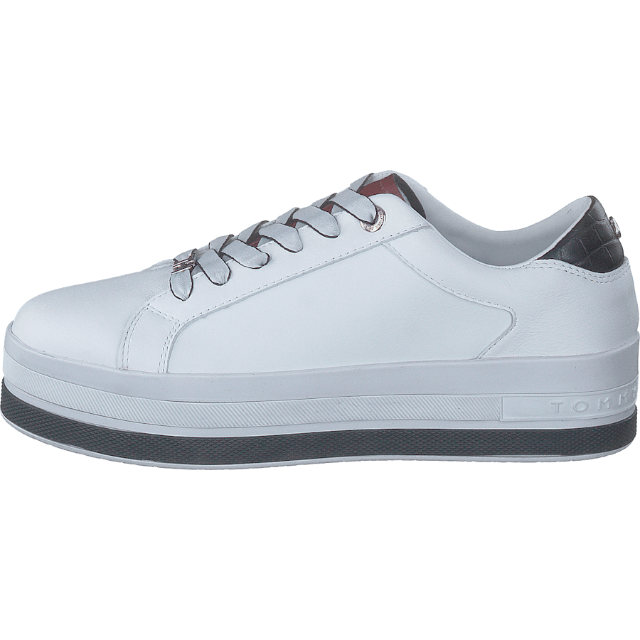 Croc Print Flatform Cupsole Rwb