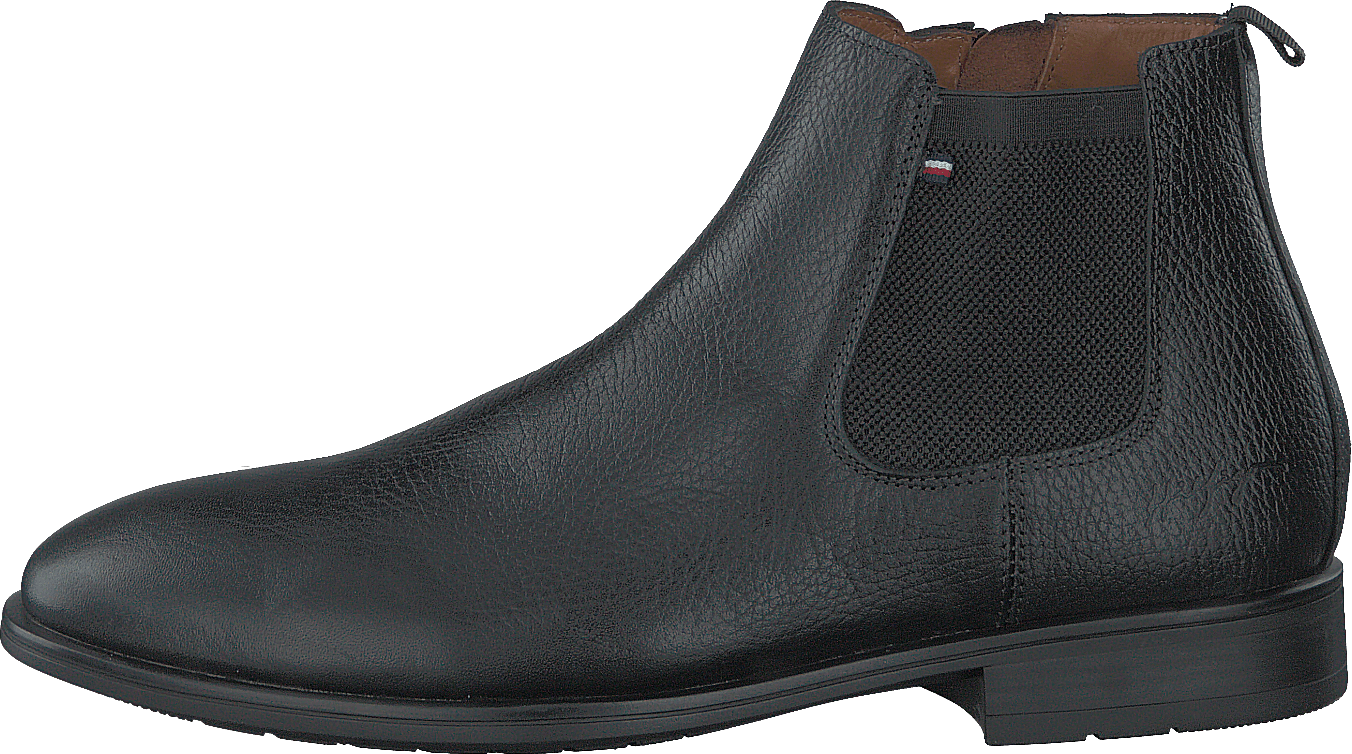 Technical Comfort Leather Chel Black, Male, Sapatos, Botas, chelsea boots, Cinzento/Preto, EU 42