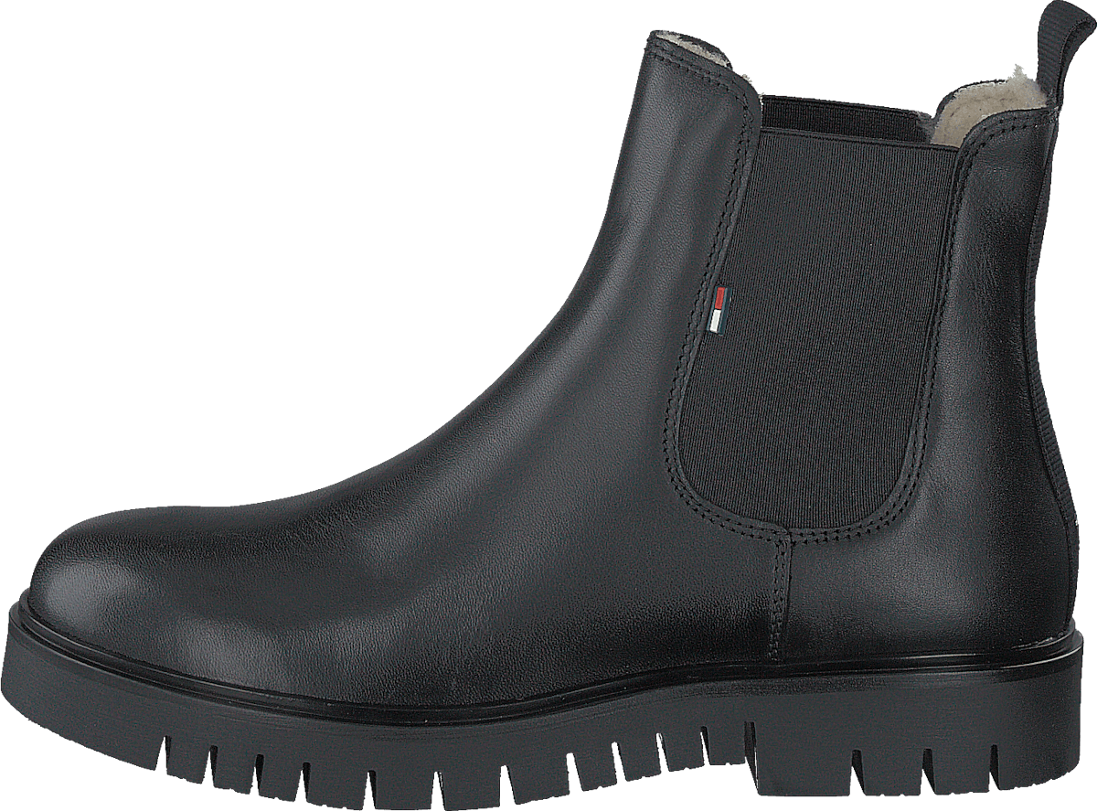 Warm Lined Chelsea Boot Black