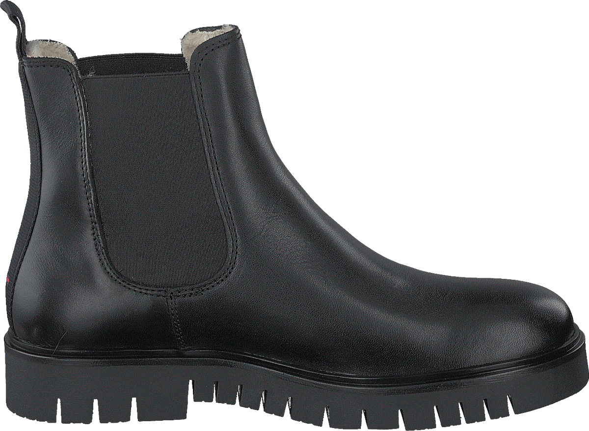 Warm Lined Chelsea Boot Black
