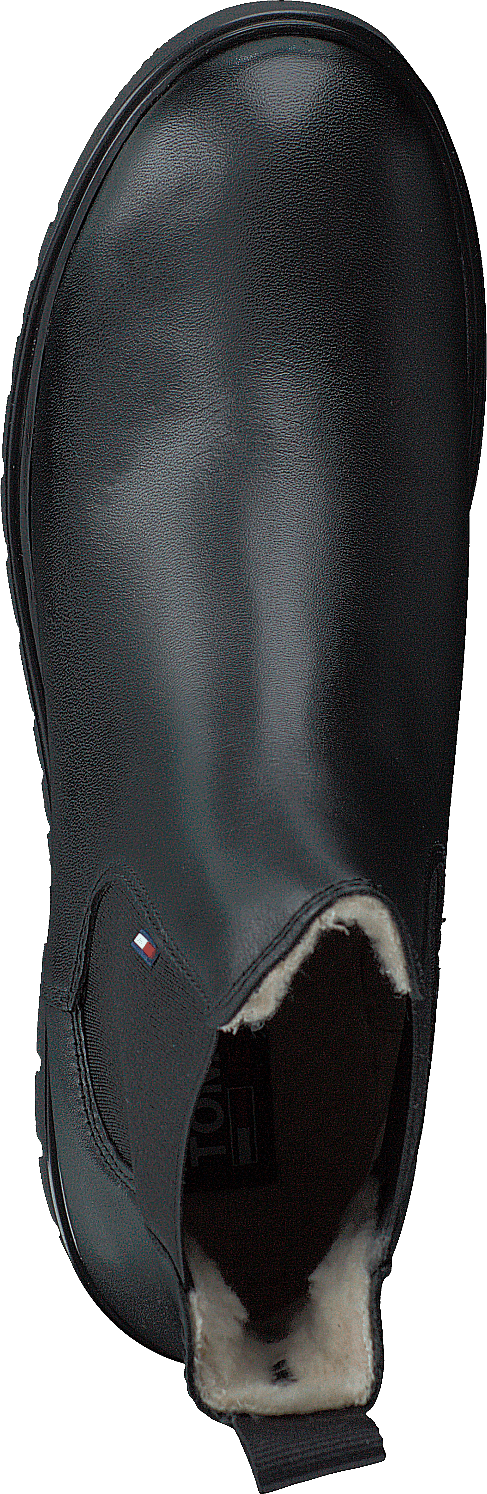 Warm Lined Chelsea Boot Black