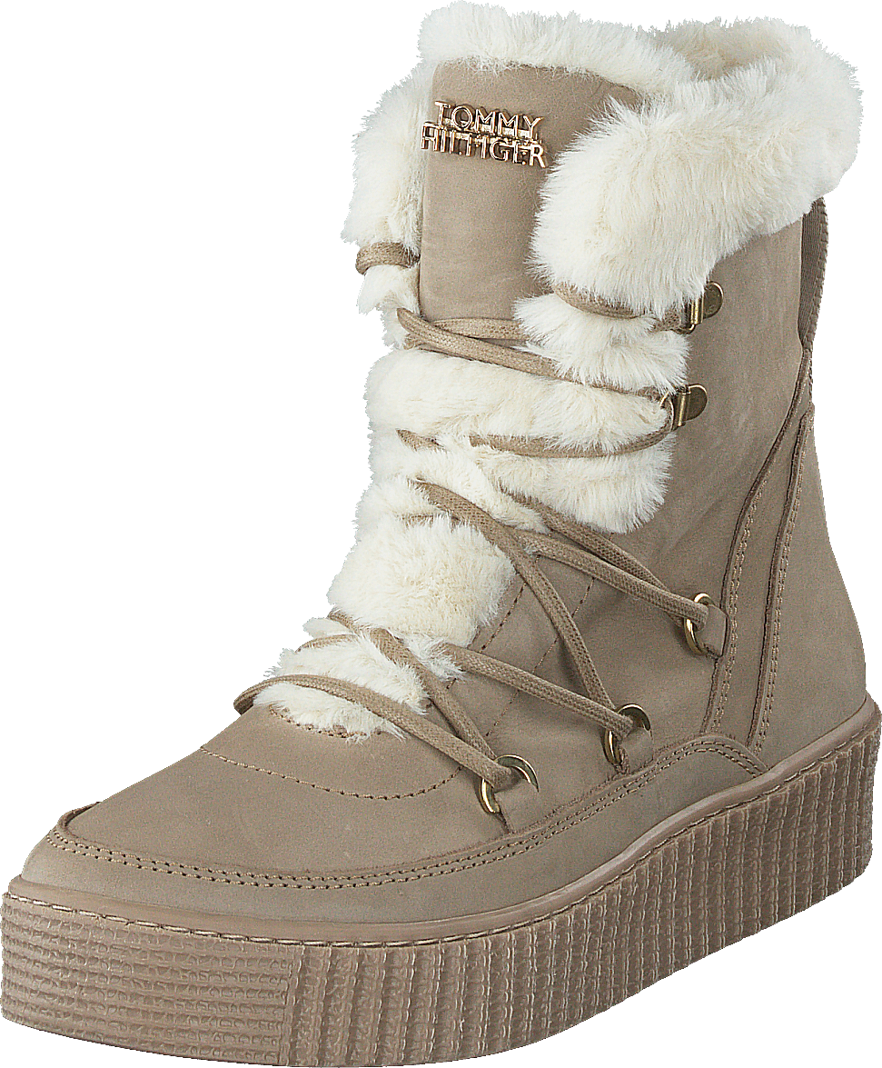 tommy hilfiger tommy warm lined lace up bootie