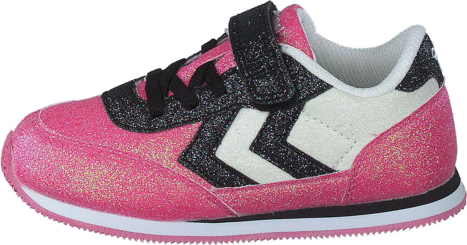 Reflex Glitter Infant Black, Unisex, Shoes, Trainers, Sneakers, Pink, EU 20