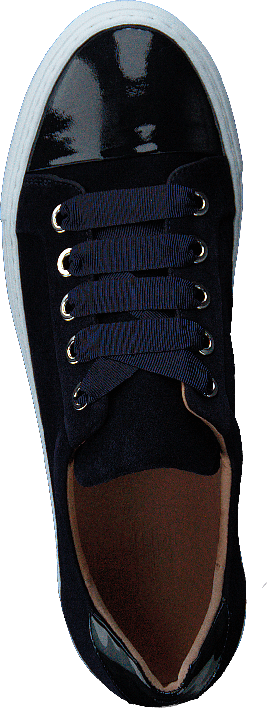 Sportshoe Navy Patent Suede