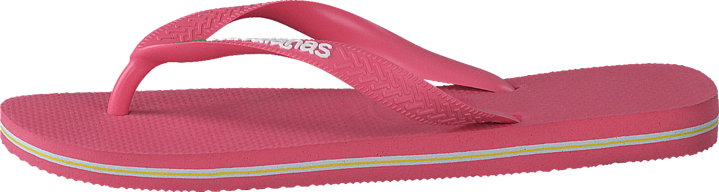 Brasil Logo Pink Porcelain, Female, Sapatos, Sandálias e Chinelos, Sandálias de dedo, Rosa, EU 41/42 / BR 39/40