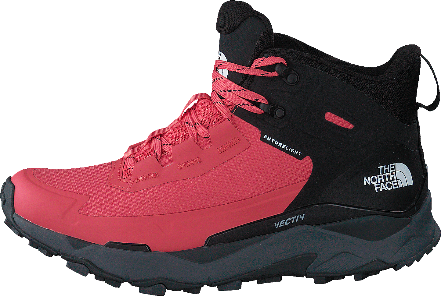 W Vectiv Exploris Mid Futureli Fiesta Red/tnf Black, Female, Scarpe, scarpe da trekking, scarponi da trekking, Rosa, EU 39