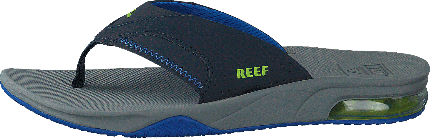 Kids Fanning Navy/lime