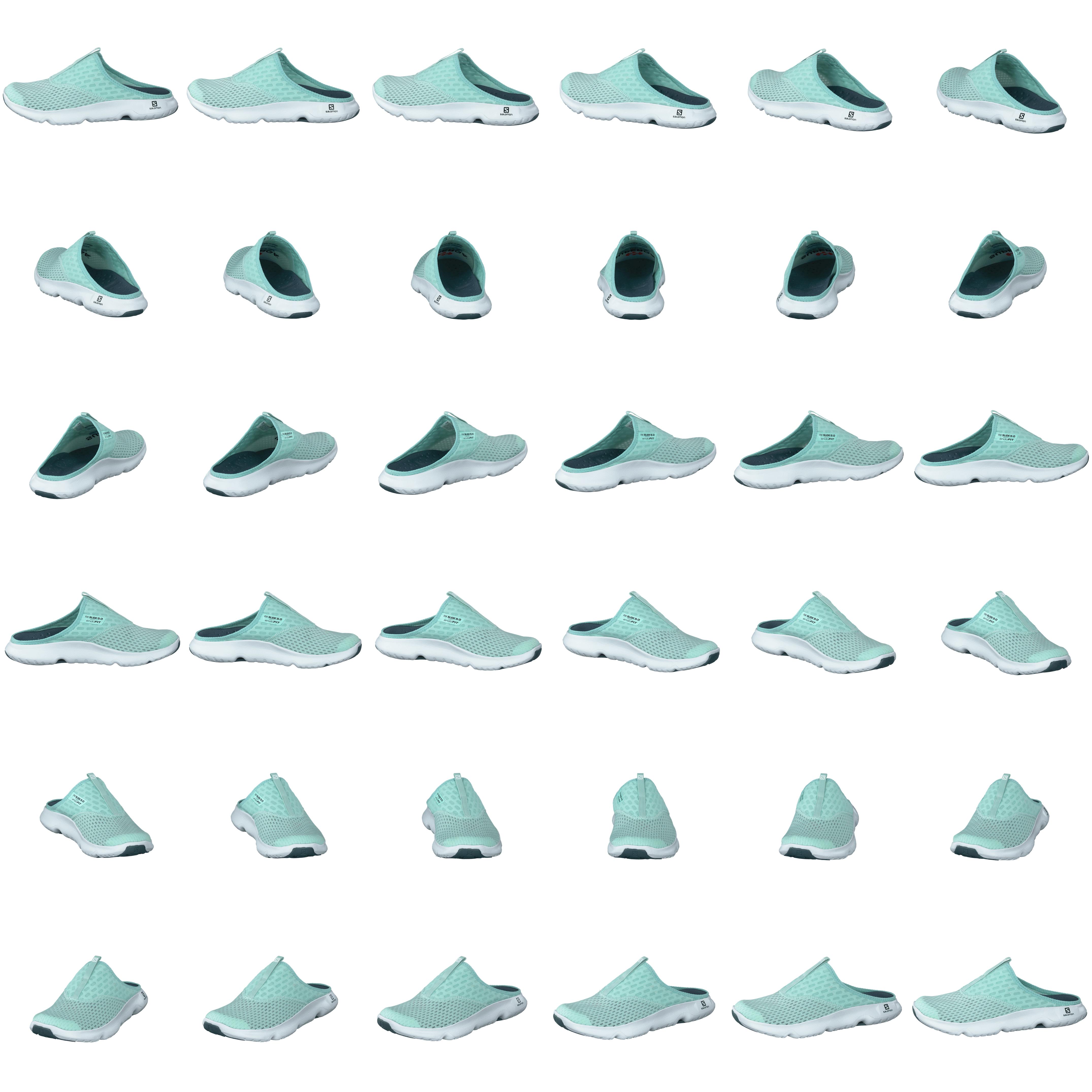 Reelax Slide 5.0 W Opal Blue/white/white | Skor för alla tillfällen |  Footway