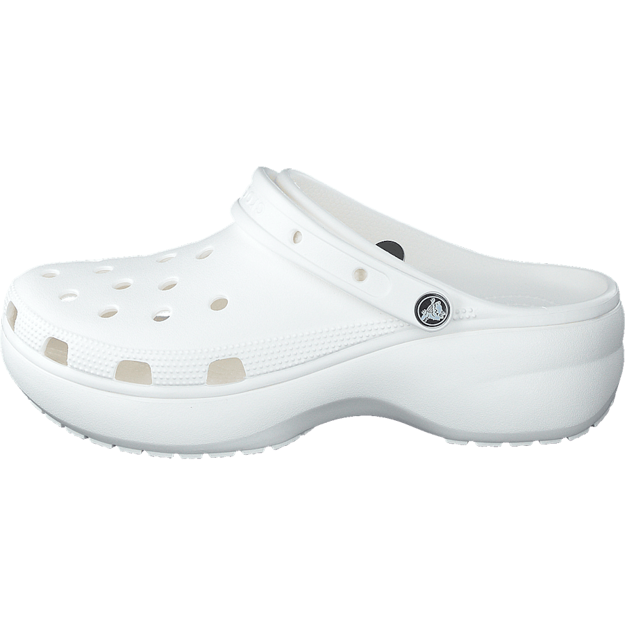 Classic Platform Clog White