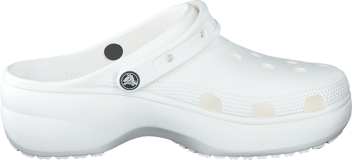 Classic Platform Clog White