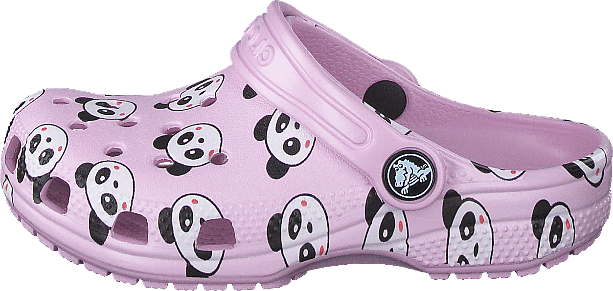 Classic Panda Print Clog Kids Ballerina Pink, Unisex, Schuhe, Sandalen und Hausschuhe, Sandalen, Lila/Rosa, EU 27/28