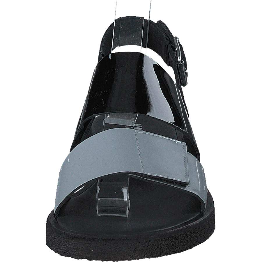 Sandal With Plateau Sole Greyblue/black/black - Bild 4