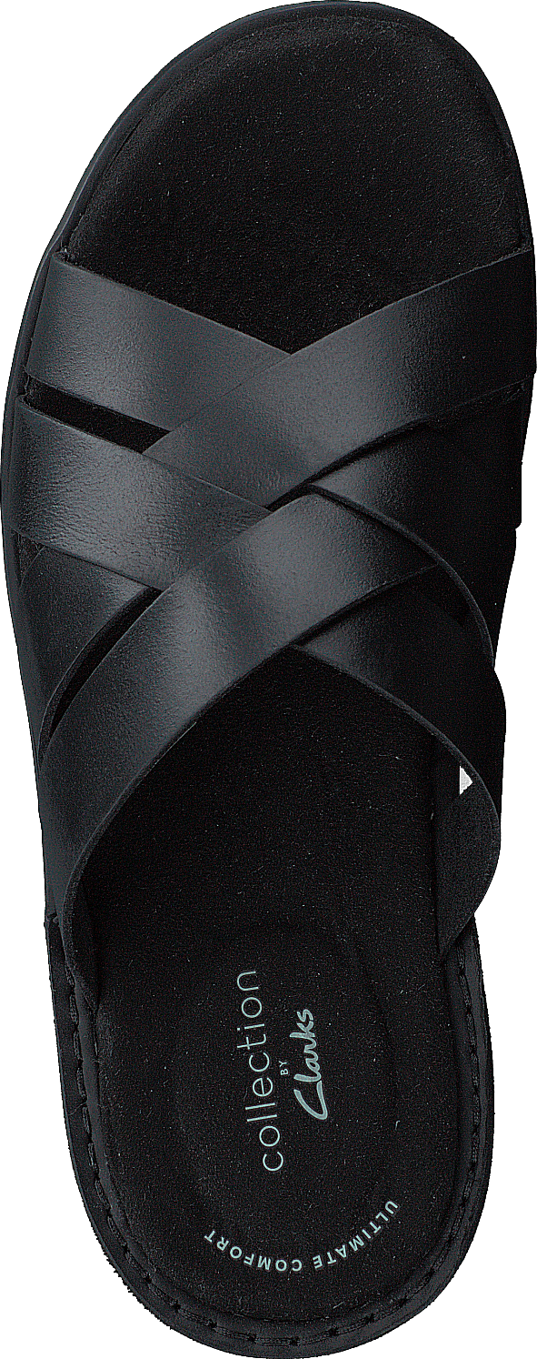 Ellison Weave Black Leather