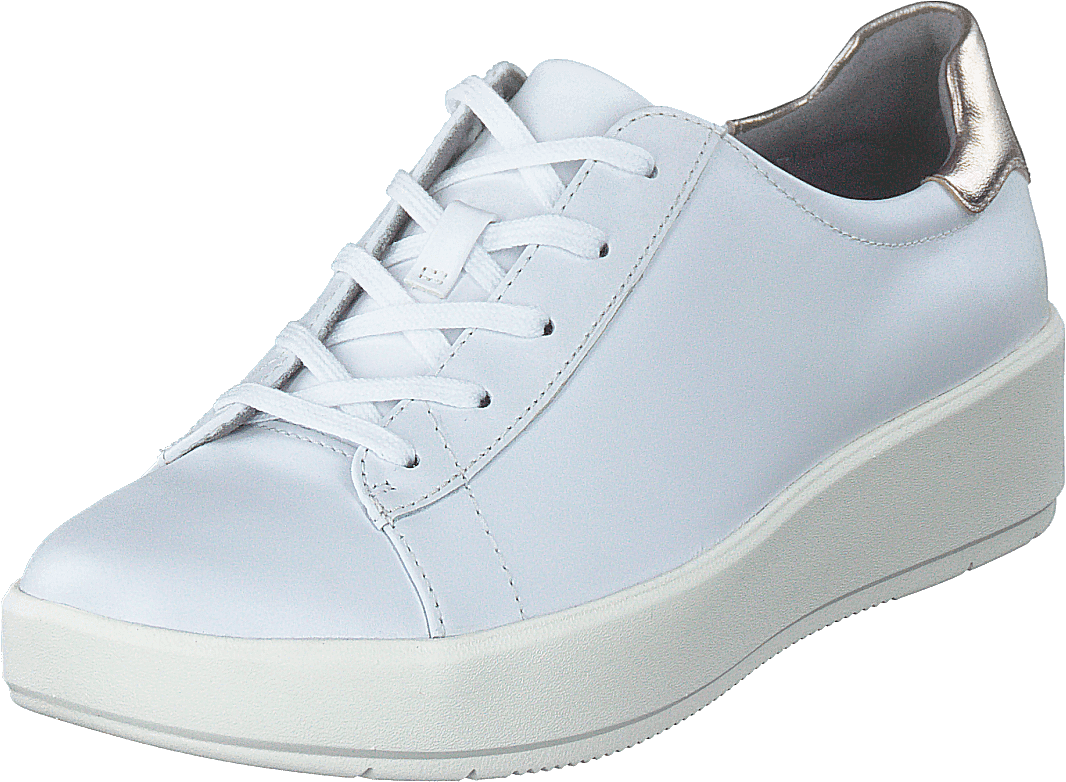 Layton Pace White Leather