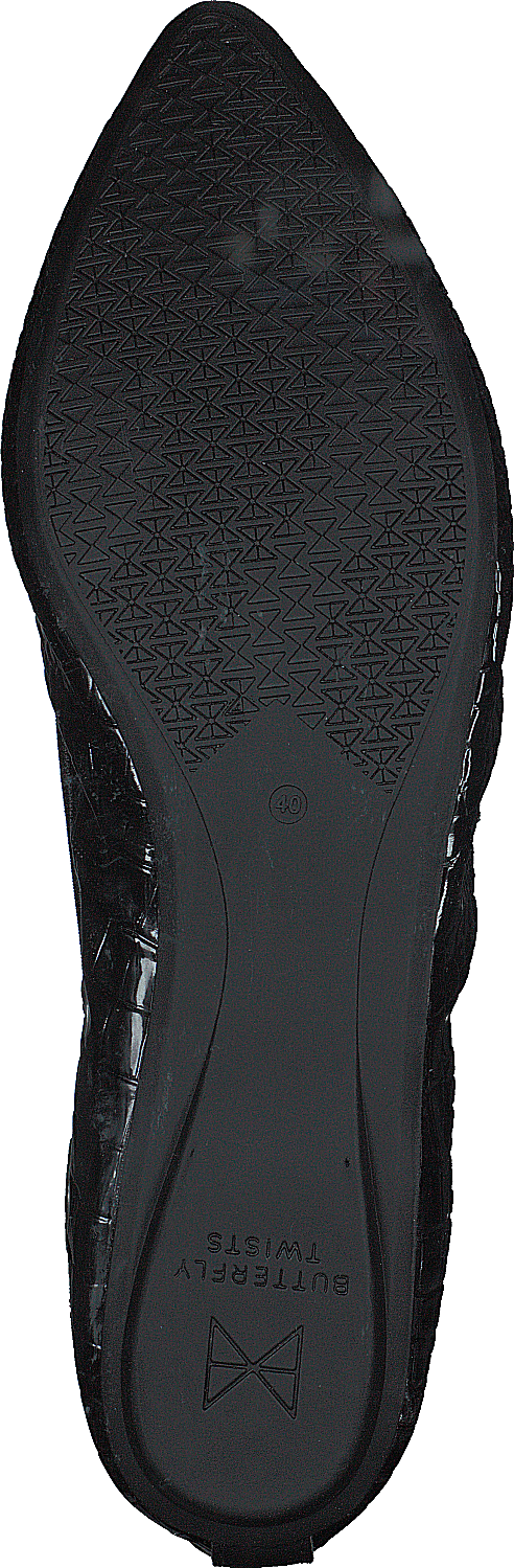 Katia Black Patent Croc