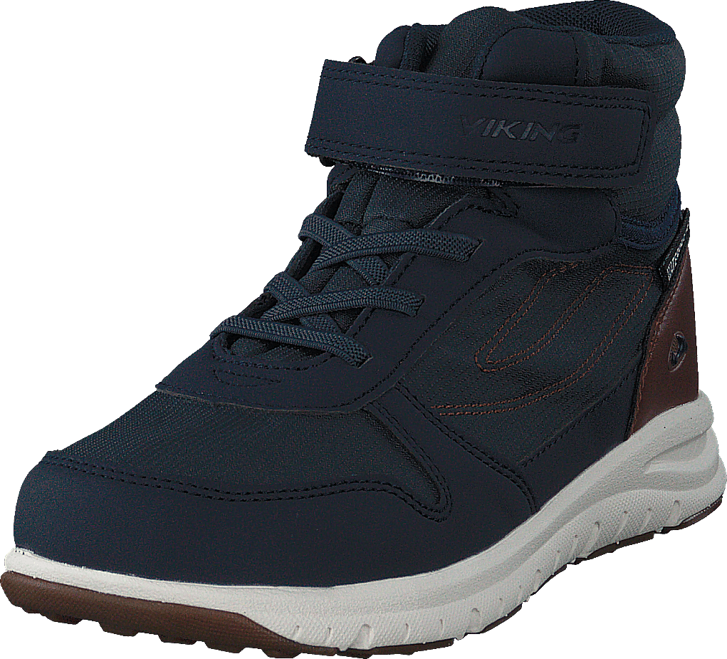 Hovet Mid WP Navy/Cognac - Bild 3
