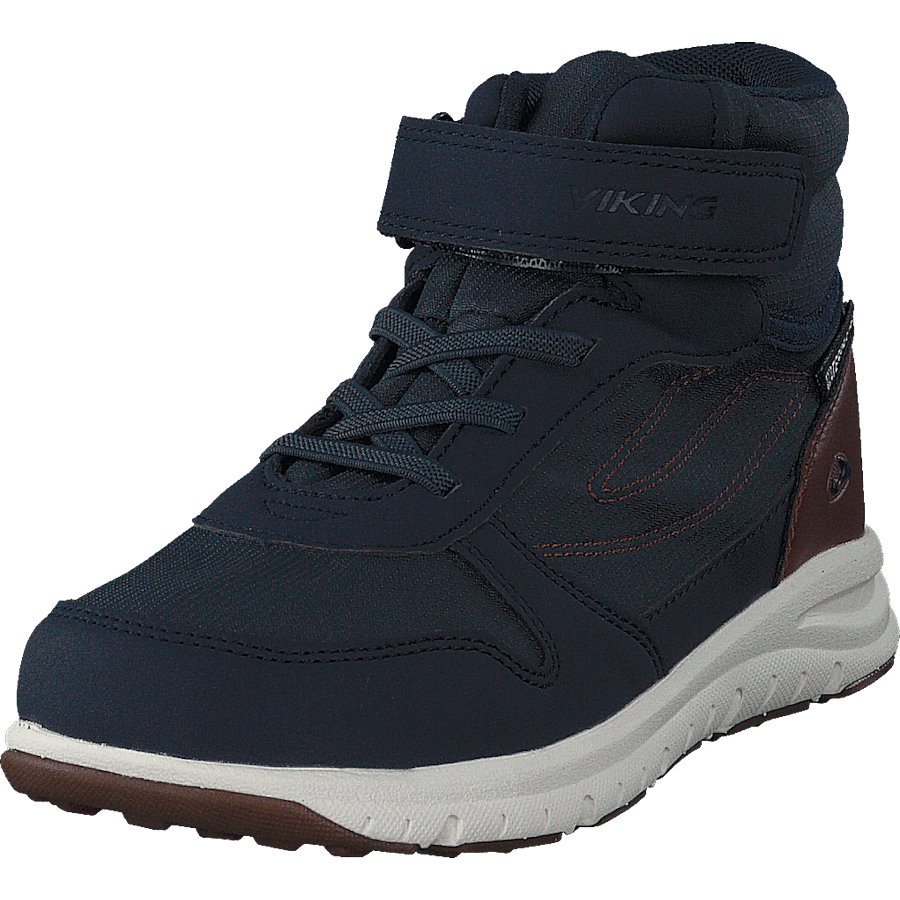 Hovet Mid WP Navy/Cognac - Bild 3