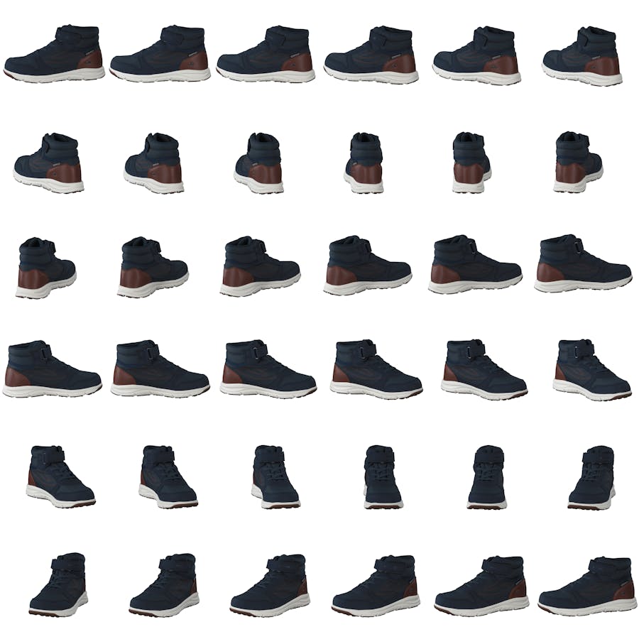 Hovet Mid WP Navy/Cognac - Bild 8