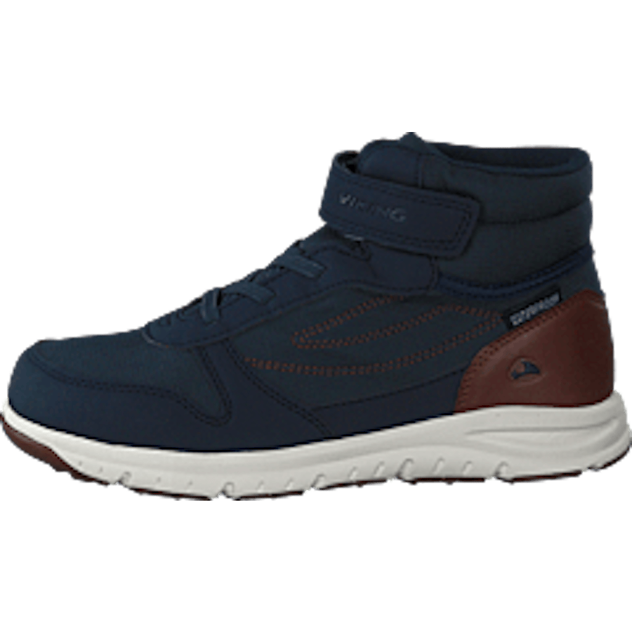 Hovet Mid WP Navy/Cognac - Bild 10