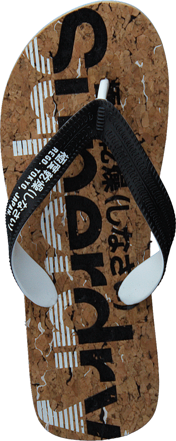 Cork Flip Flop Black