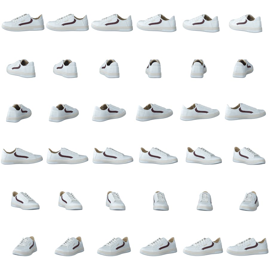 Basket Lux Low Trainer Optic/oxblood - Bild 8