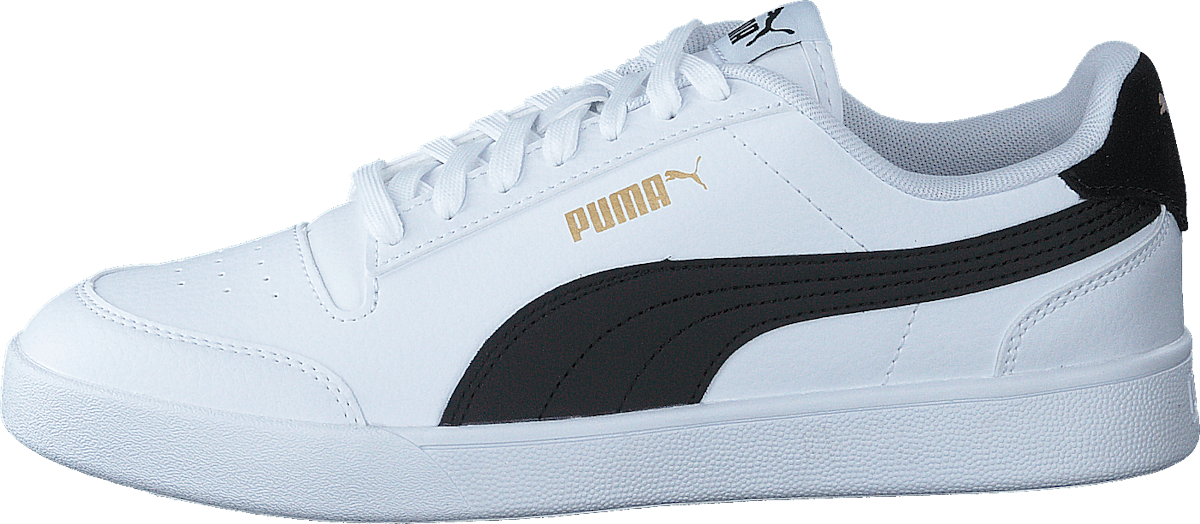 Puma Shuffle White-black-teamgold