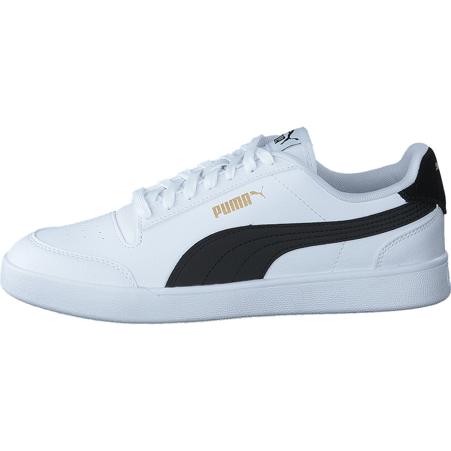 Puma Shuffle White-black-teamgold