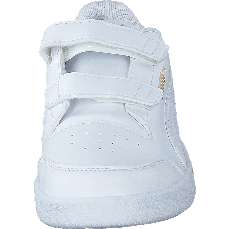 Puma Shuffle V Ps White-grayviolet-teamgold - Bild 4
