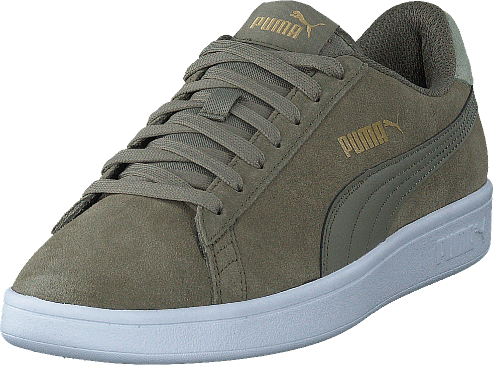 Puma Smash V2 Vetiver-desertsage-teamgold