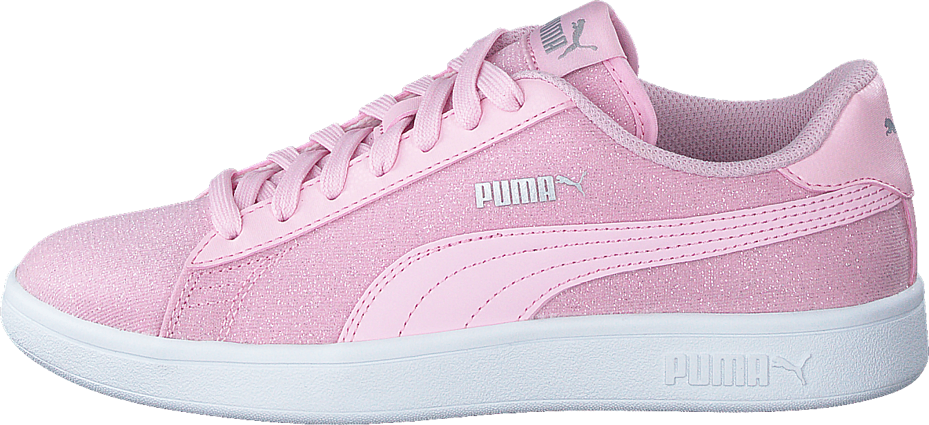 Puma Smash V2 Glitz Glam Jr Pinklady-pinklady, Unisex, Shoes, Trainers, Sneakers, Pink/Purple, UK 5