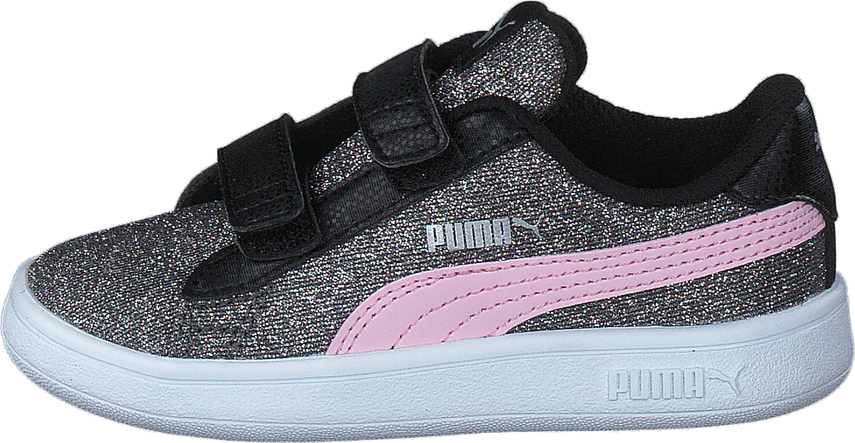 Puma Smash V2 Glitz Glam V Inf Black-pinklady