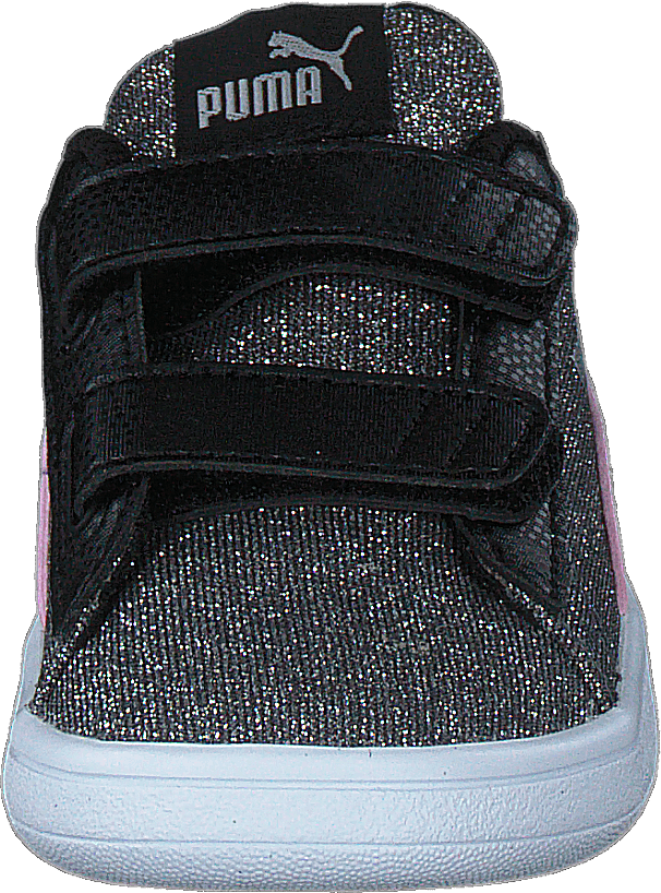 Puma Smash V2 Glitz Glam V Inf Black-pinklady