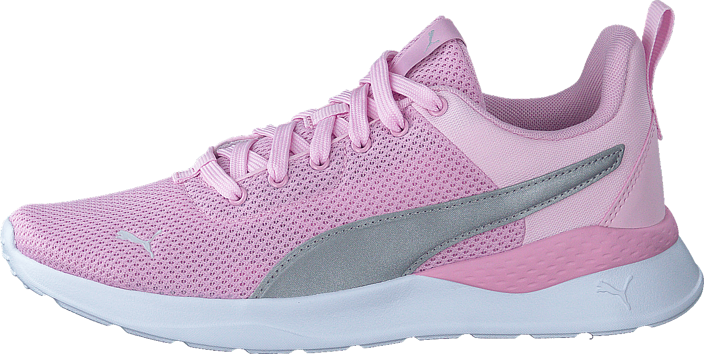 Anzarun Lite Jr Pinklady-silver, Unisex, Shoes, Trainers, Sneakers, Silver/Pink/Purple, UK 5