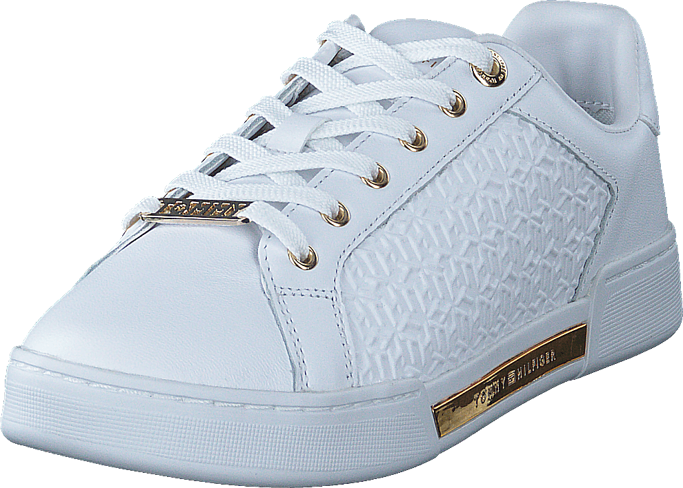 Th Monogram Elevated Sneaker White