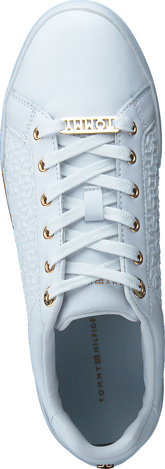 Th Monogram Elevated Sneaker White