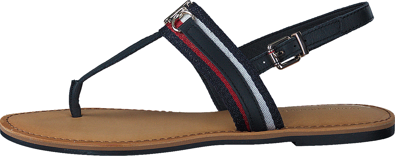 Shimmery Ribbon Flat Sandal Desert Sky Dw5