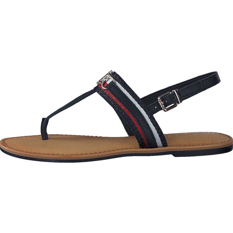 Shimmery Ribbon Flat Sandal Desert Sky Dw5