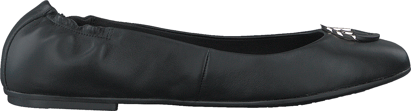 Th Basic Leather Ballerina Black - Bild 2