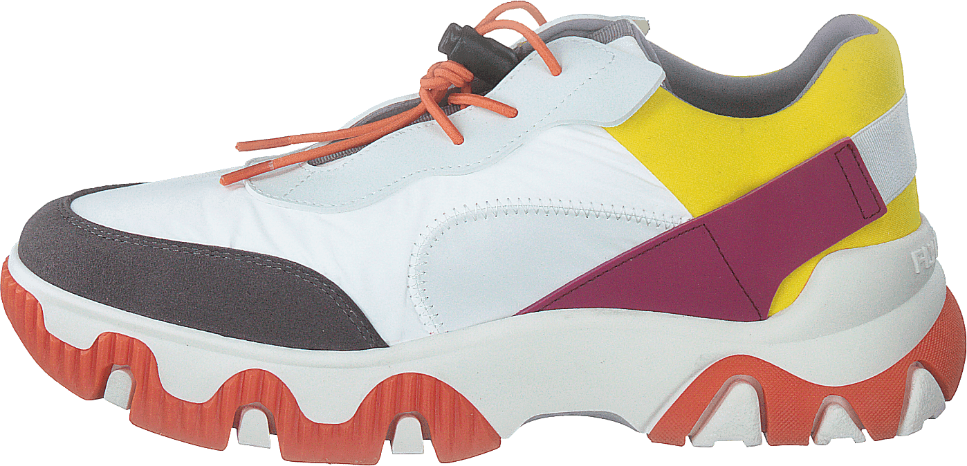 Fian634 Multi-offwhite-yellow-fuchia