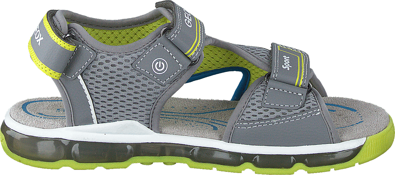 J Sandal Android Boy Grey/lime - Bild 2